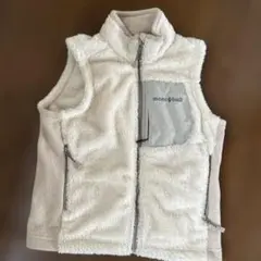 mont-bell フリースベスト クリーム色