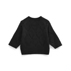 ハート透かし編みニットトップス ab140h GRL グレイル 블랙