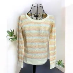 MISCH MASCH ボーダーデザイン 長袖　ニットセーター