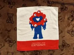 大阪・関西万博　ミャクミャク フェイスタオル