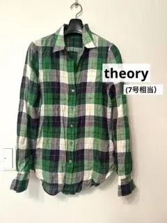 【theory】チェック柄シャツ（7号)のサムネイル