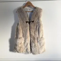 ZARA フェイクファーベスト