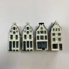 KLM オランダ航空 デルフト ブルーハウス 4棟 NO.3、14、15、18 - メルカリ