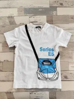 新幹線　E5シリーズ Tシャツ ホワイト 120cm