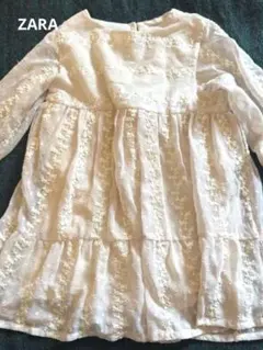 ZARA 刺繍入りワンピース 3-4歳用　サイズ104