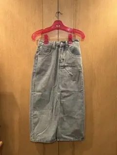 【SHEIN】DAZY ハイロー裾 ウォッシュデニムスカート XS