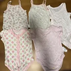 早い者勝ち！ユニクロ　など　70センチ　ベビー下着　ピンク系　肌着7点セット
