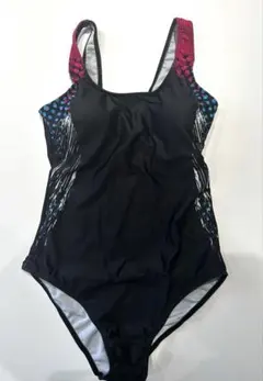 asics 競泳水着 XOサイズ ブラック マルチカラー - メルカリ