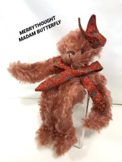 【新品未使用】 メリーソートMerry thoughtテディベアピンクシャンパン 新品未使用】 メリーソートMerry thoughtテディベアピンクシャンパン