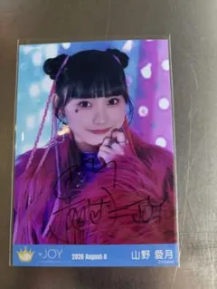 藤沢莉子 ≒JOY ニアジョイ 直筆サイン入りチェキ アマガミガール衣装