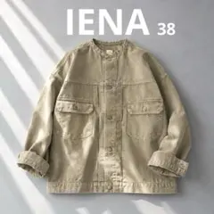 IENA カラーチノ リメイクブルゾン イエナ Gジャンデニムジャケット36