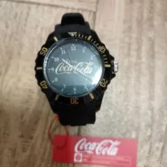 【非売品】コカ・コーラ シリコーンウォッチ 黒A