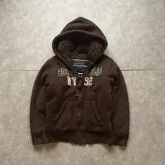 Abercrombie & Fitch grunge parka brown