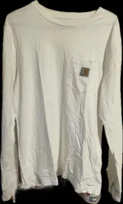 Carhartt ホワイト 長袖カットソー