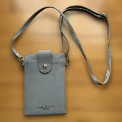 TAOMICMIC スマホショルダーバッグ グレー