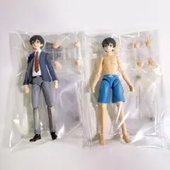 figma ブレザー ボディ男 水着　男性リョウ フィギュア　セット figma ブレザー ボディ男 水着 男性リョウ フィギュア セット - メルカリ