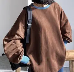 未使用！reca 無地ビッグプルオーバー