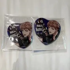 匿名配送 namco限定 プライズ ハート缶バッジ セット