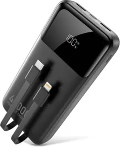 モバイルバッテリー 大容量 40000mAh 5台同時充電 急速充電 小型