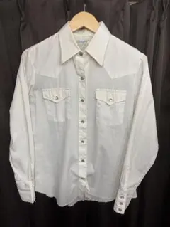 Wrangler 70's〜80's ヴィンテージ ウエスタンシャツ　白