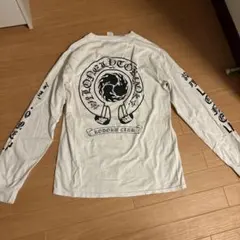 長袖カットソー ホワイト バックロゴ