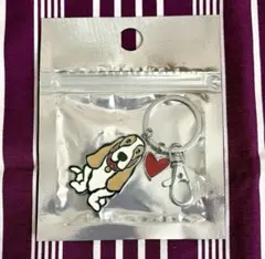 【新品未使用品】マークテトロ キーホルダー バセハウンド 犬 バッグチャーム
