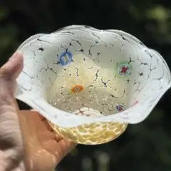 ヴィンテージ イタリア製 ベネチアンガラス ムラーノガラス キャンディ