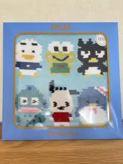 はぴだんぶい　フェイラー　完売　サンリオ　ハンカチ