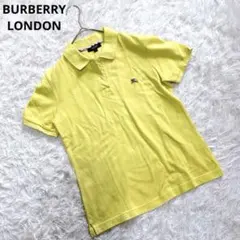 『BURBERRY LONDON』バーバリーロンドン(1)ポロシャツ 半袖 黄色