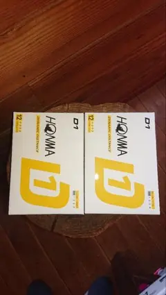 ホンマD1ゴルフボールイエロー2ダース