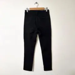 黒 スキニーパンツ ハイウエスト