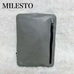 【極美品】MILESTO ミレスト ライトグレー　2way バッグパックのサムネイル