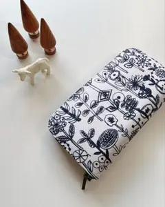 ミナペルホネン☆ラウンドファスナー長財布☆ハンドメイド