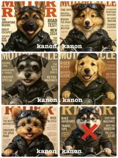 P435 パネル生地　シェパード　18×18 6枚1セット