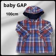 【baby GAP 】チェック柄ジャケット 100cm 防寒におすすめ