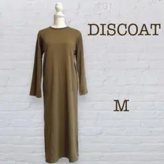ディスコート/WEB限定フレアスリーブワッフルワンピース/長袖ワンピース/美品