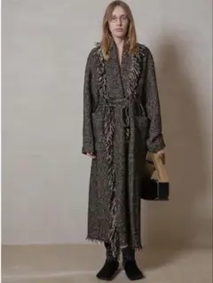 CHANEL ツィード ロングコート 34 - メルカリ