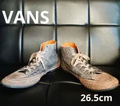 バンズ VANS ハイカット 本革 レザー スニーカー 26.5cm 8.1/2