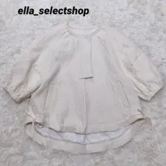 ✨美品　ella_selectshop ２way ジャガードブルゾン