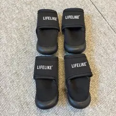 LIFE LIKE SSサイズ ブラック 犬用シューズ・ソックス