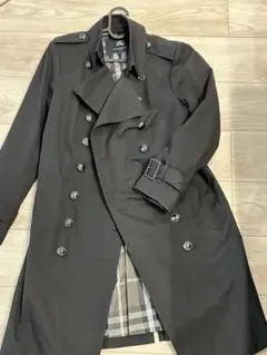 【美品】Burberry トレンチコート 黒 44ナポレオン