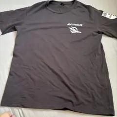 AVIREX 黒 Tシャツ エアフォース ロゴ