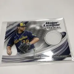 12709 Corbin Burnes Major League カード