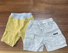 petit main 2枚セット 80 男の子 保育園 プティマイン　半ズボン