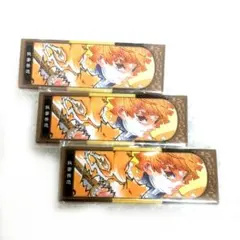 【3点セット】鬼滅の刃 絵札缶バッジ 原作 我妻善逸 第2弾