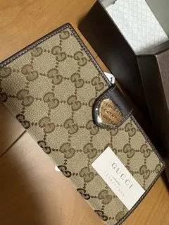 新品未使用！箱あり！GUCCI GGキャンバス ハート長財布 - メルカリ