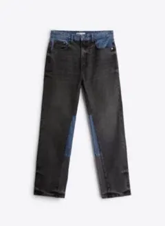 ZARA ザラCOMBINATION PATCHWORK DENIM PANTS