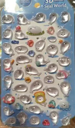 アザラシ　ドロップシール