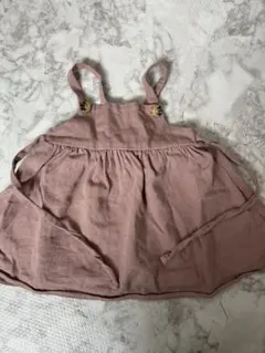 ピンク ワンピース 80 重ね着