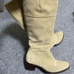 ティンバーランド ベージュ ロングブーツ